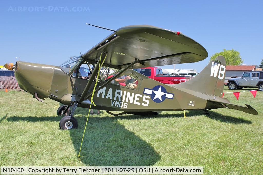 N10460, Stinson L-5E Sentinel C/N 44-03957, At 2011 Oshkosh