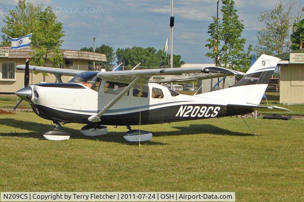 N209CS, Cessna T206H Turbo Stationair C/N T20609002, At 2011 Oshkosh Static