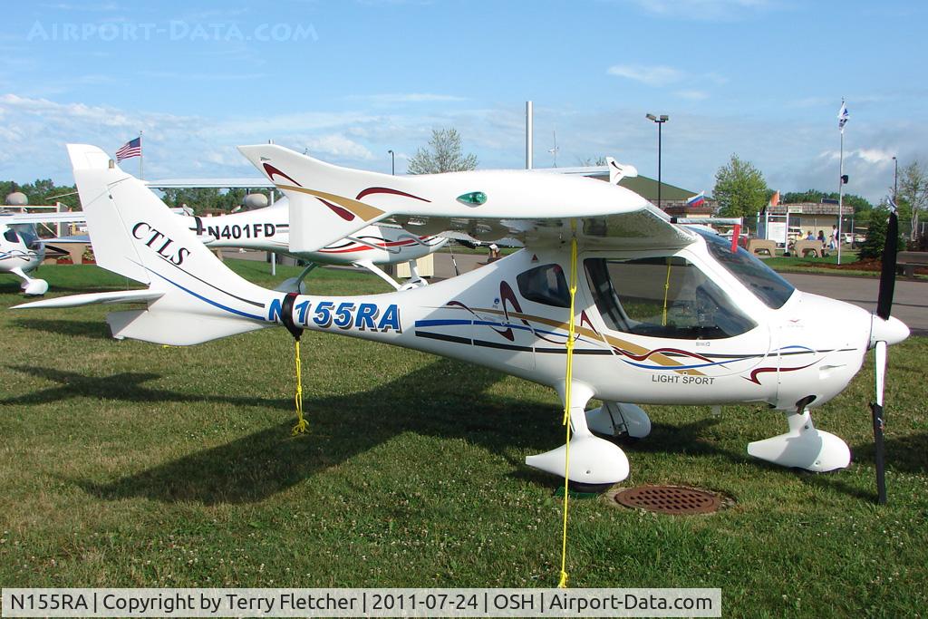 N155RA, Flight Design CTLS C/N F-10-09-06, At 2011 Oshkosh - Static display