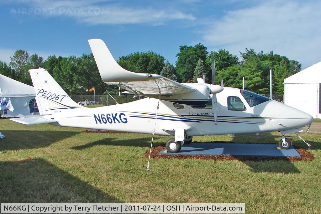 N66KG, 2009 Tecnam P-2006T C/N 006, At 2011 Oshkosh - static display