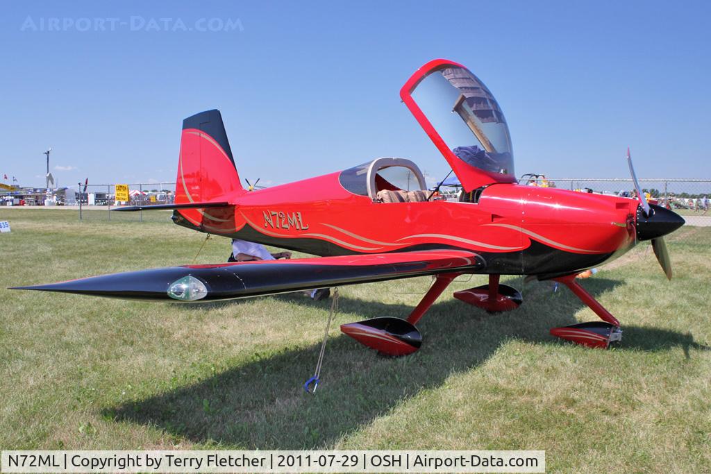 N72ML, 2007 Vans RV-7A C/N 70928, At 2011 Oshkosh