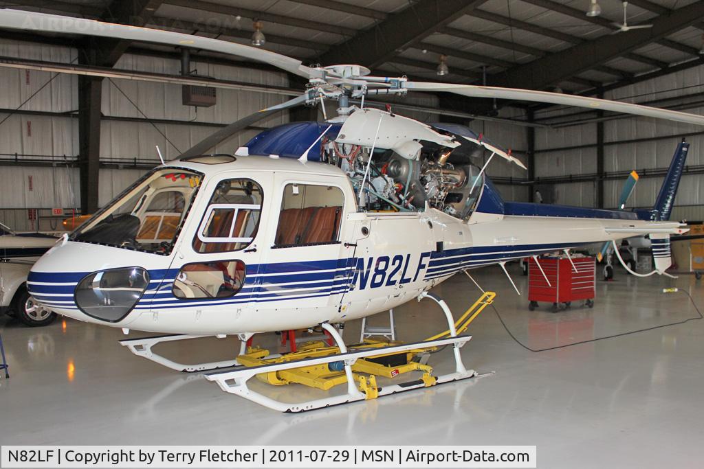 N82LF, 1983 Aerospatiale AS-355F Twinstar C/N 5301, At Madison