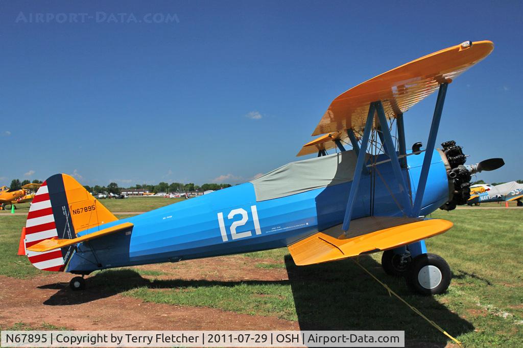 N67895, 1943 Boeing E75 C/N 75-7593, At 2011 Oshkosh