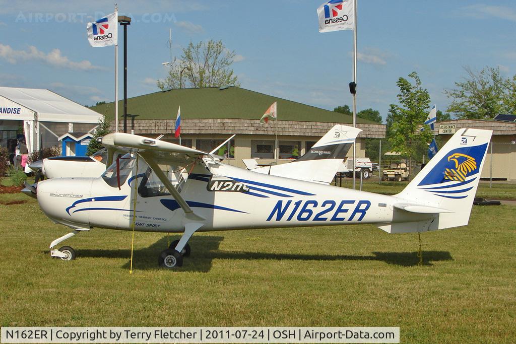 N162ER, Cessna 162 Skycatcher C/N 16200009, At 2011 Oshkosh on Static display