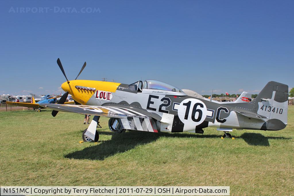 N151MC, 1968 North American F-51D Mustang Mustang C/N AF6722581, At 2011 Oshkosh