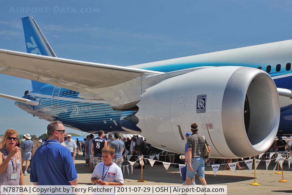 N787BA, 2009 Boeing 787-8 Dreamliner C/N 40690, At 2011 Oshkosh