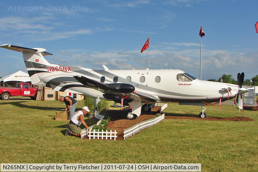 N265NX, 2010 Pilatus PC-12/47E C/N 1265, At 2011 Oshkosh on Static display