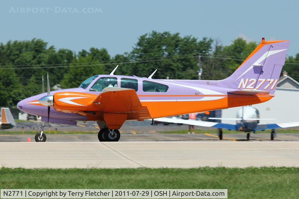 N2771, 1962 Beech 95-A55 Baron C/N TC-270, At 2011 Oshkosh
