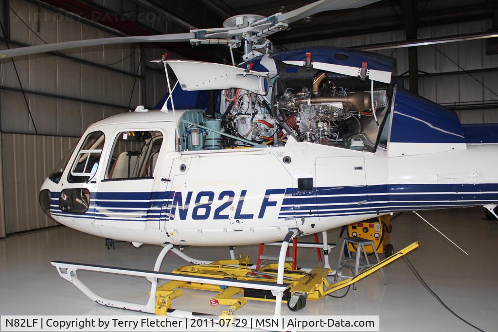 N82LF, 1983 Aerospatiale AS-355F Twinstar C/N 5301, At Madison