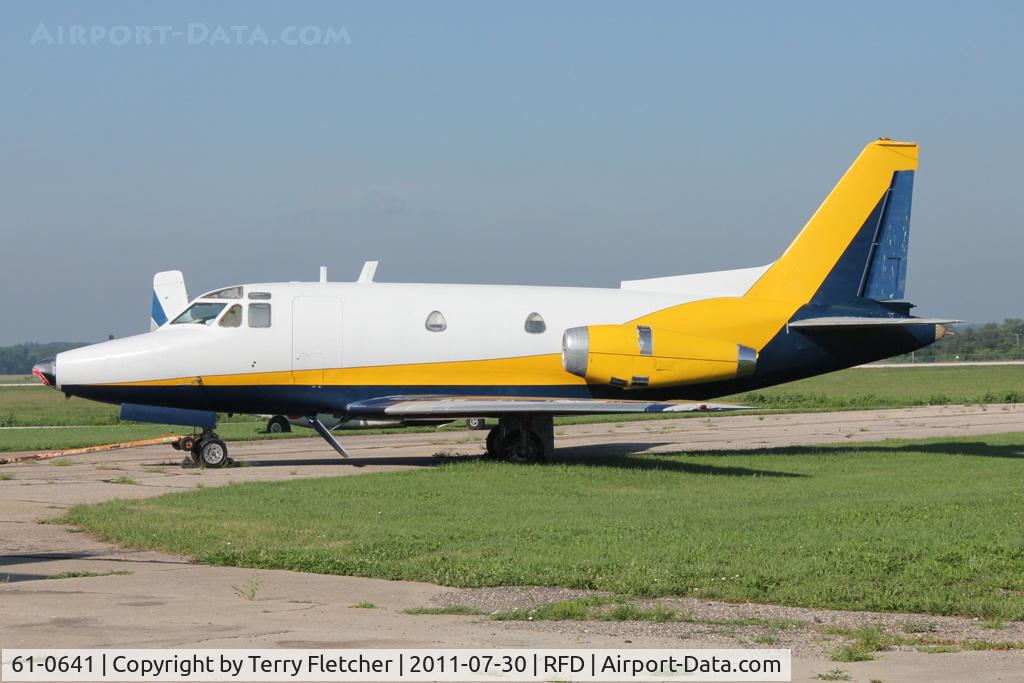 61-0641, 1961 North American CT-39A Sabreliner C/N 265-44, at Aviation Technical College at Rockford IL