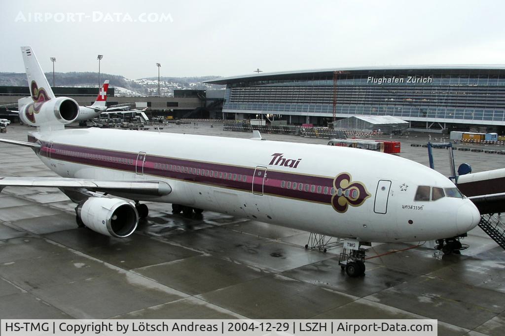 HS-TMG, 1992 McDonnell Douglas MD-11F C/N 48451, older picture - rare Aircraft today