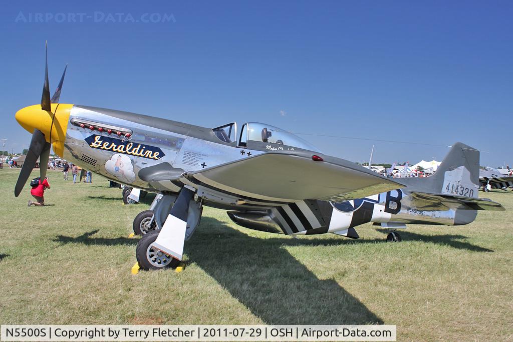 N5500S, 1944 North American F-51D Mustang C/N 44-63655, At 2011 Oshkosh
