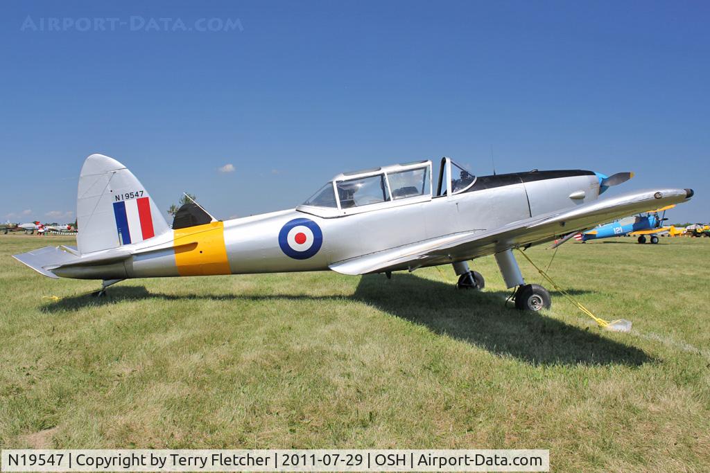 N19547, 1951 De Havilland DHC-1 Chipmunk T.10 C/N C1/0482, At 2011 Oshkosh