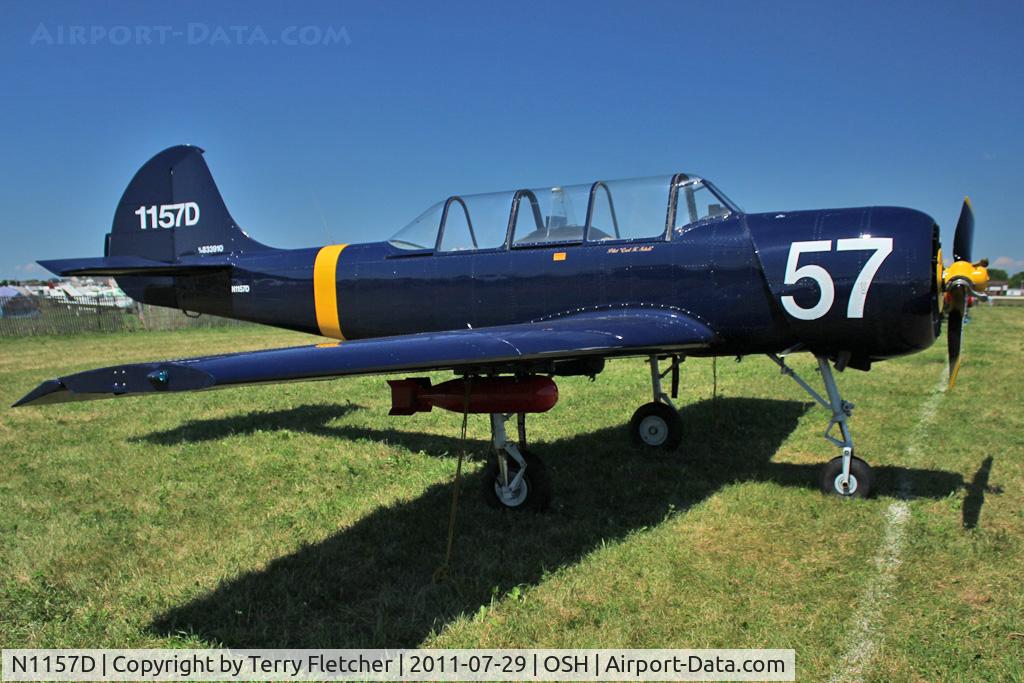 N1157D, 1983 Yakovlev (Aerostar) Yak-52 C/N 833910, At 2011 Oshkosh
