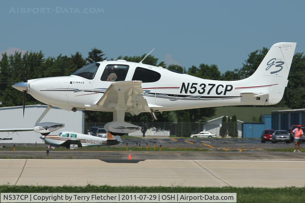 N537CP, 2008 Cirrus SR22 G3 C/N 3038, At 2011 Oshkosh