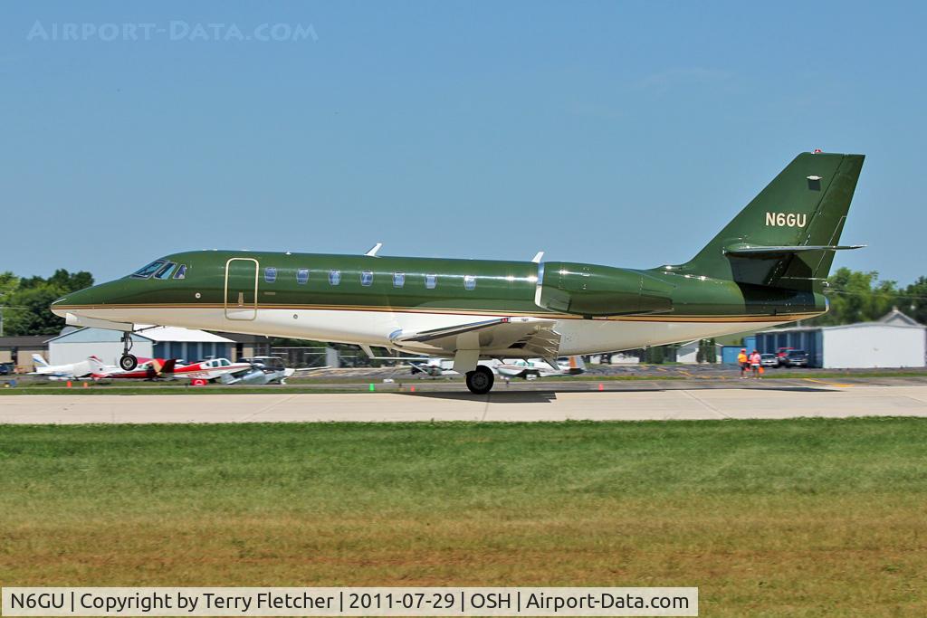 N6GU, 2009 Cessna 680 Citation Sovereign C/N 680-0268, At 2011 Oshkosh