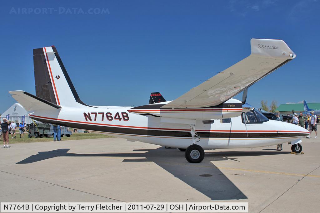 N7764B, 1975 Rockwell International 500-S C/N 3235, At 2011 Oshkosh