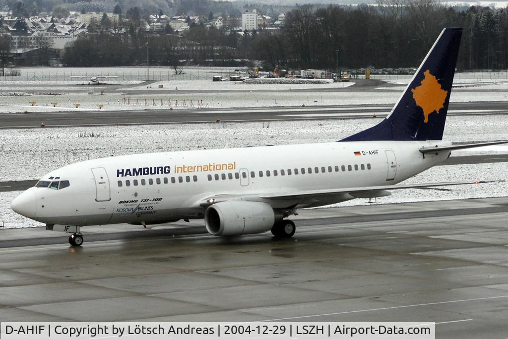 D-AHIF, 1999 Boeing 737-73S C/N 29079, bad light today
