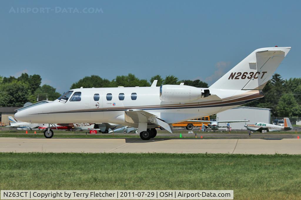 N263CT, 1998 Cessna 525 CitationJet C/N 525-0263, At 2011 Oshkosh