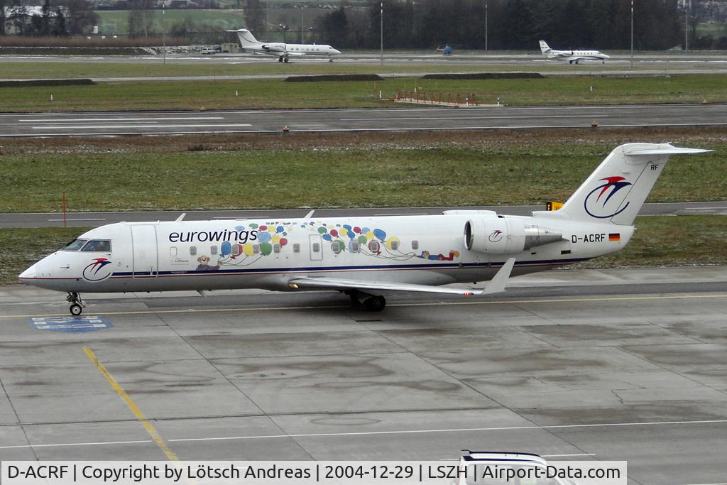 D-ACRF, 2002 Bombardier CRJ-200ER (CL-600-2B19) C/N 7619, nice colors