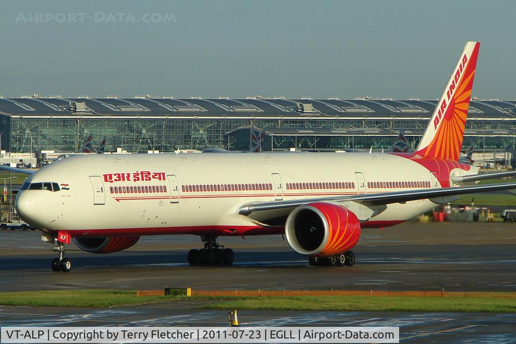 VT-ALP, 2009 Boeing 777-337/ER C/N 36314, Air India B777 at heathrow