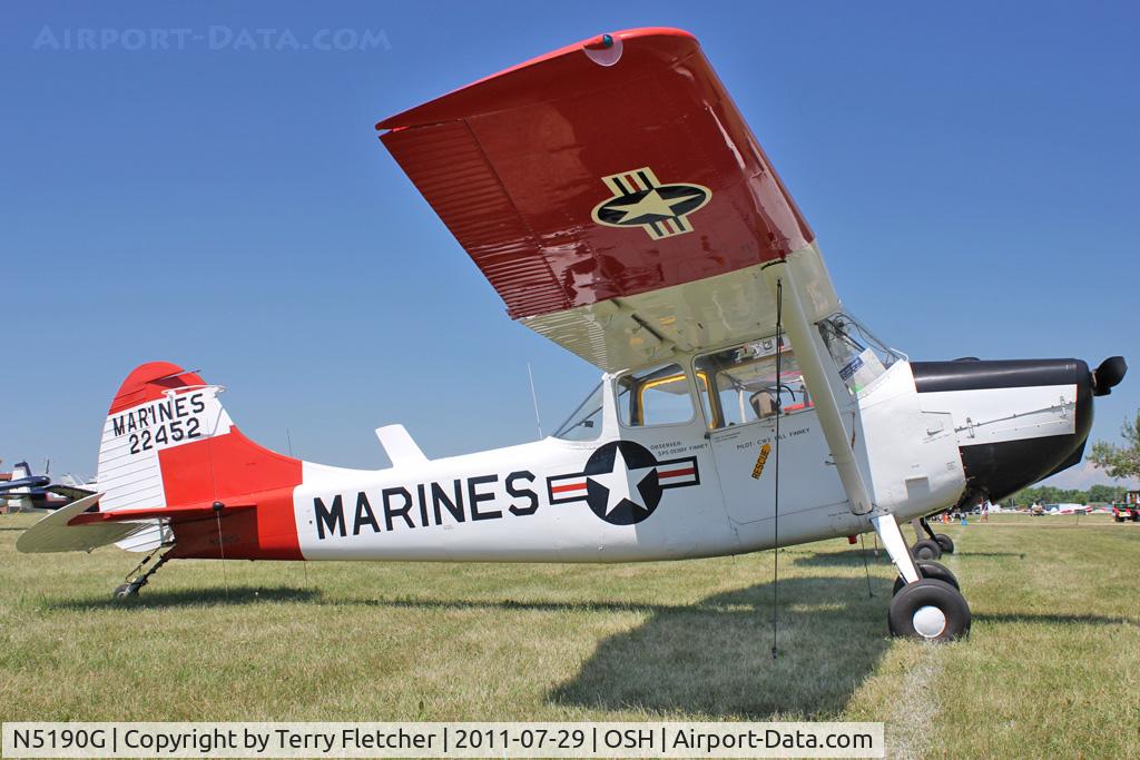 N5190G, 1951 Cessna 305A C/N 22452, At 2011 Oshkosh