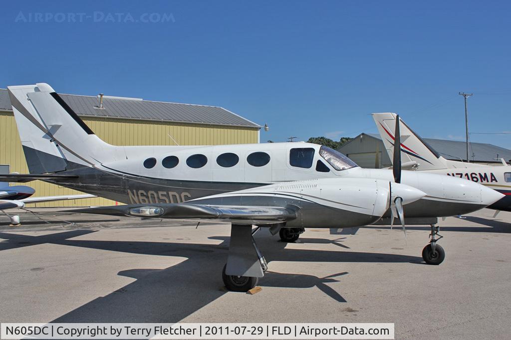 N605DC, Cessna 421C Golden Eagle C/N 421C1005, At Fond Du Lac
