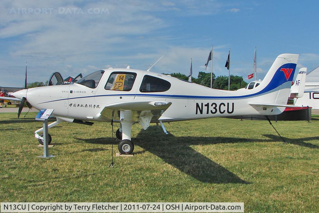 N13CU, Cirrus SR20 C/N 2092, At 2011 Oshkosh on static display