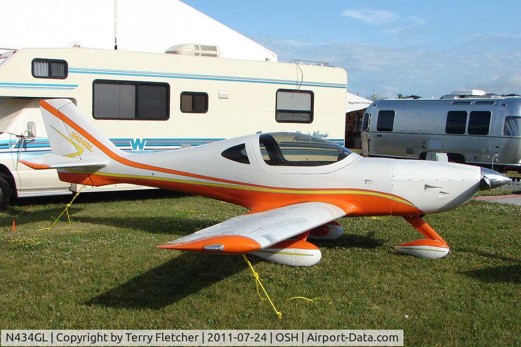 N434GL, Arion Lightning LS-1 C/N 5811, At 2011 Oshkosh on Static display
