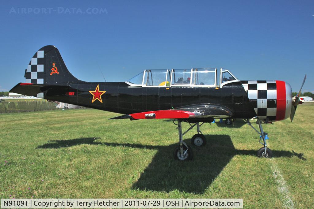 N9109T, 1983 Yakovlev Yak-52 C/N 833606, At 2011 Oshkosh