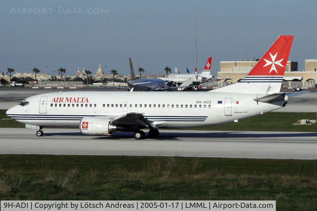9H-ADI, 1998 Boeing 737-33A C/N 27460, on his homebase