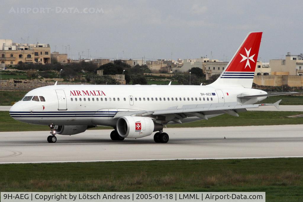 9H-AEG, 2003 Airbus A319-112 C/N 2113, Landing Aircraft
