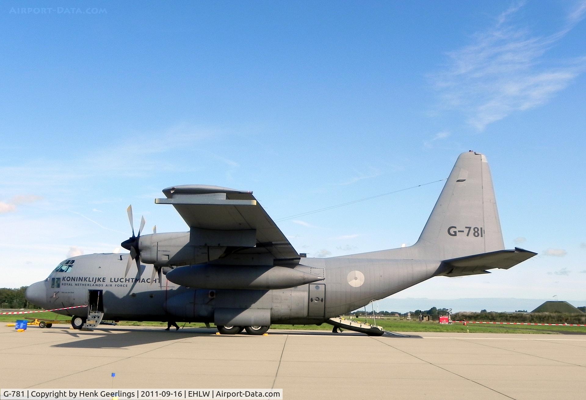 G-781, Lockheed C-130H Hercules C/N 382-4781, Dutch AF ; Dutch Air Force Open Day at Leeuwarden AFB