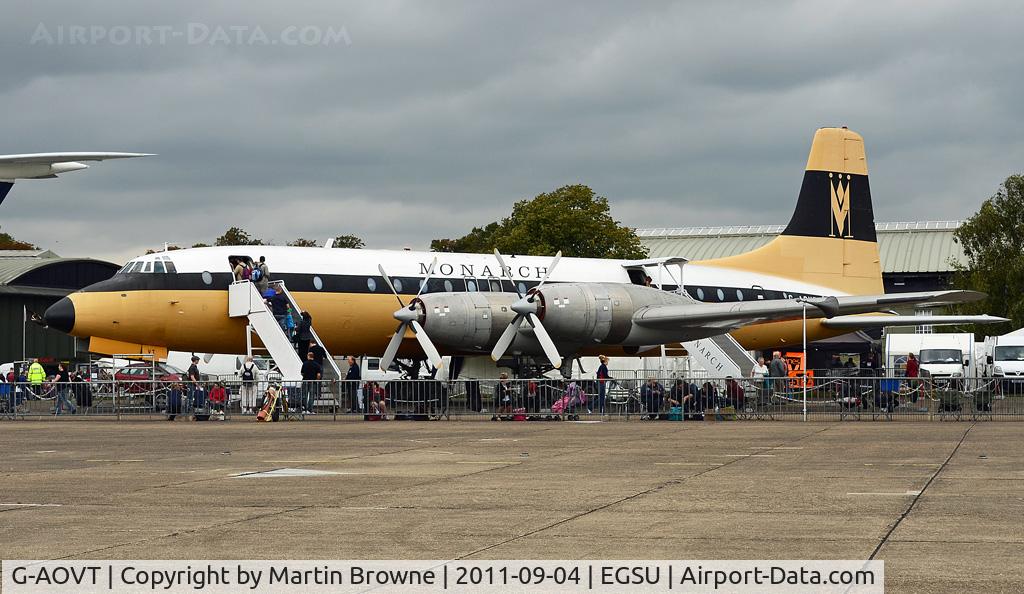 G-AOVT, 1958 Bristol 175 Britannia 312 C/N 13427, SHOT AT DUXFORD