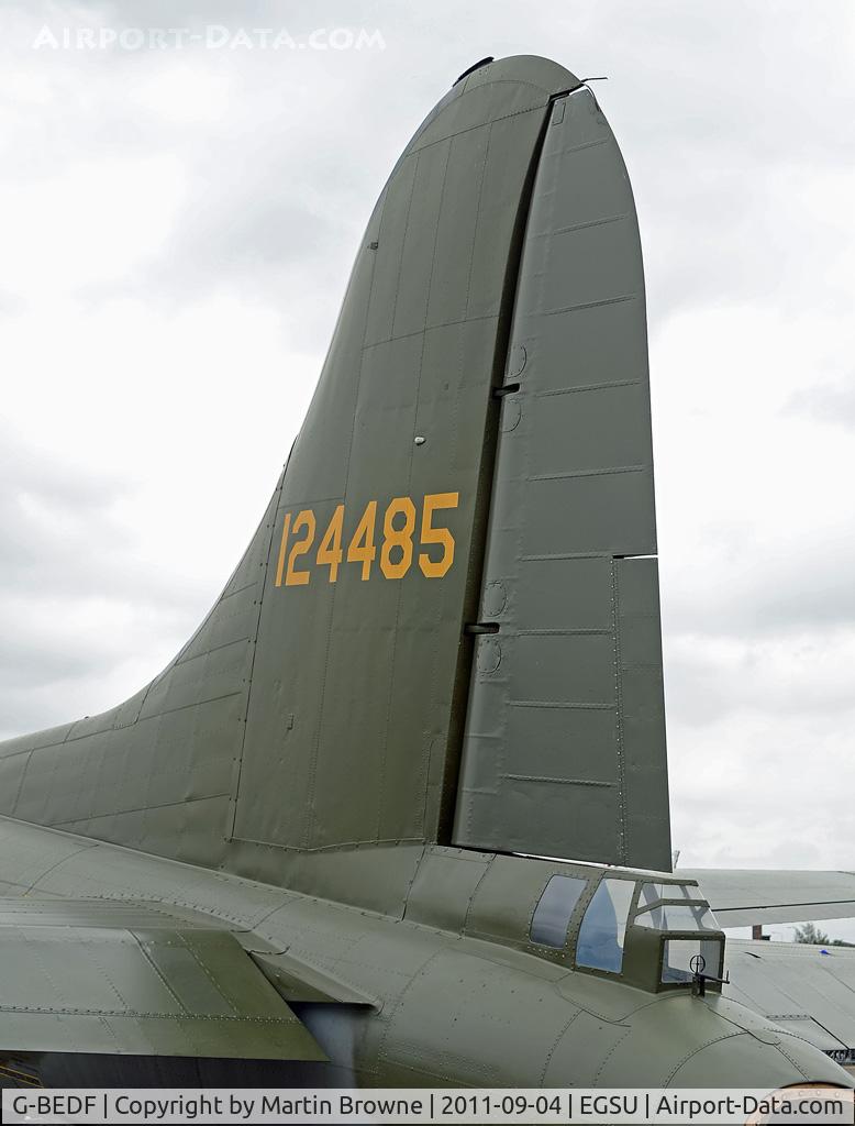 G-BEDF, 1944 Boeing B-17G Flying Fortress C/N 8693, SHOT AT DUXFORD