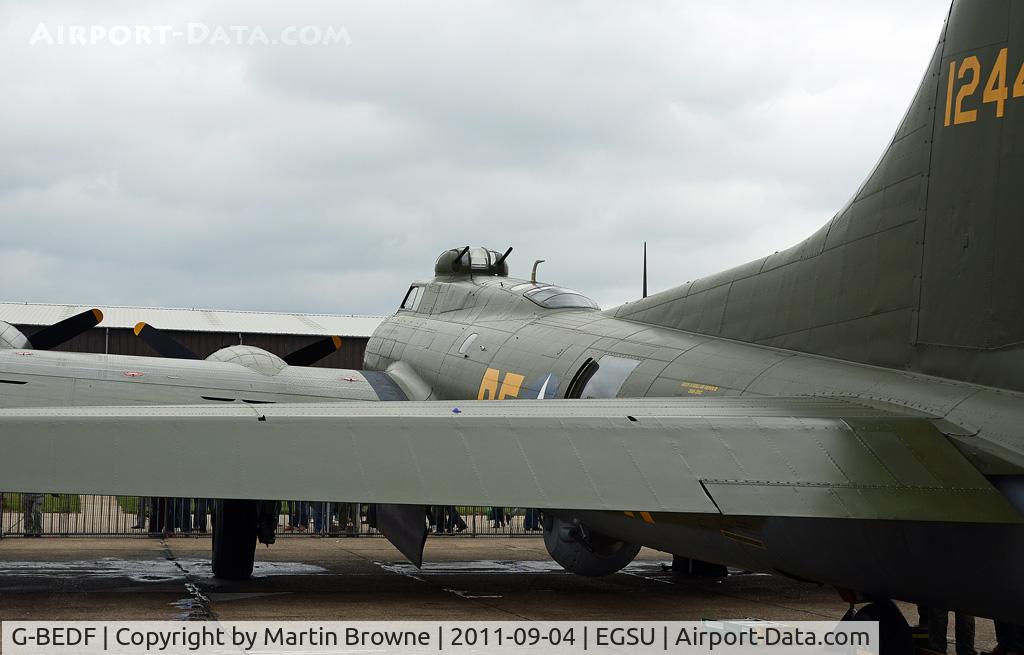 G-BEDF, 1944 Boeing B-17G Flying Fortress C/N 8693, SHOT AT DUXFORD