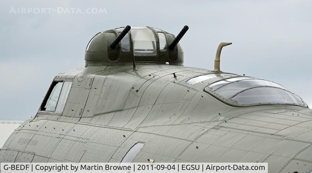 G-BEDF, 1944 Boeing B-17G Flying Fortress C/N 8693, SHOT AT DUXFORD