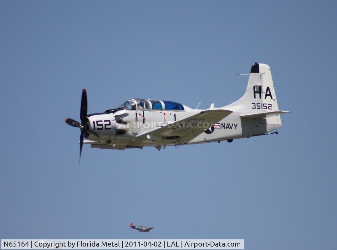 N65164, 1955 Douglas EA-1E Skyraider AD-5W C/N 55-471DH, EA-1E
