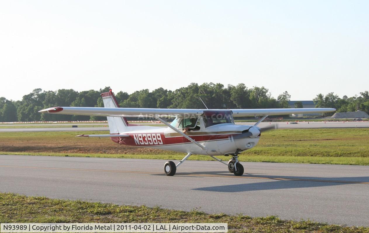 N93989, 1982 Cessna 152 C/N 15285580, Cessna 152