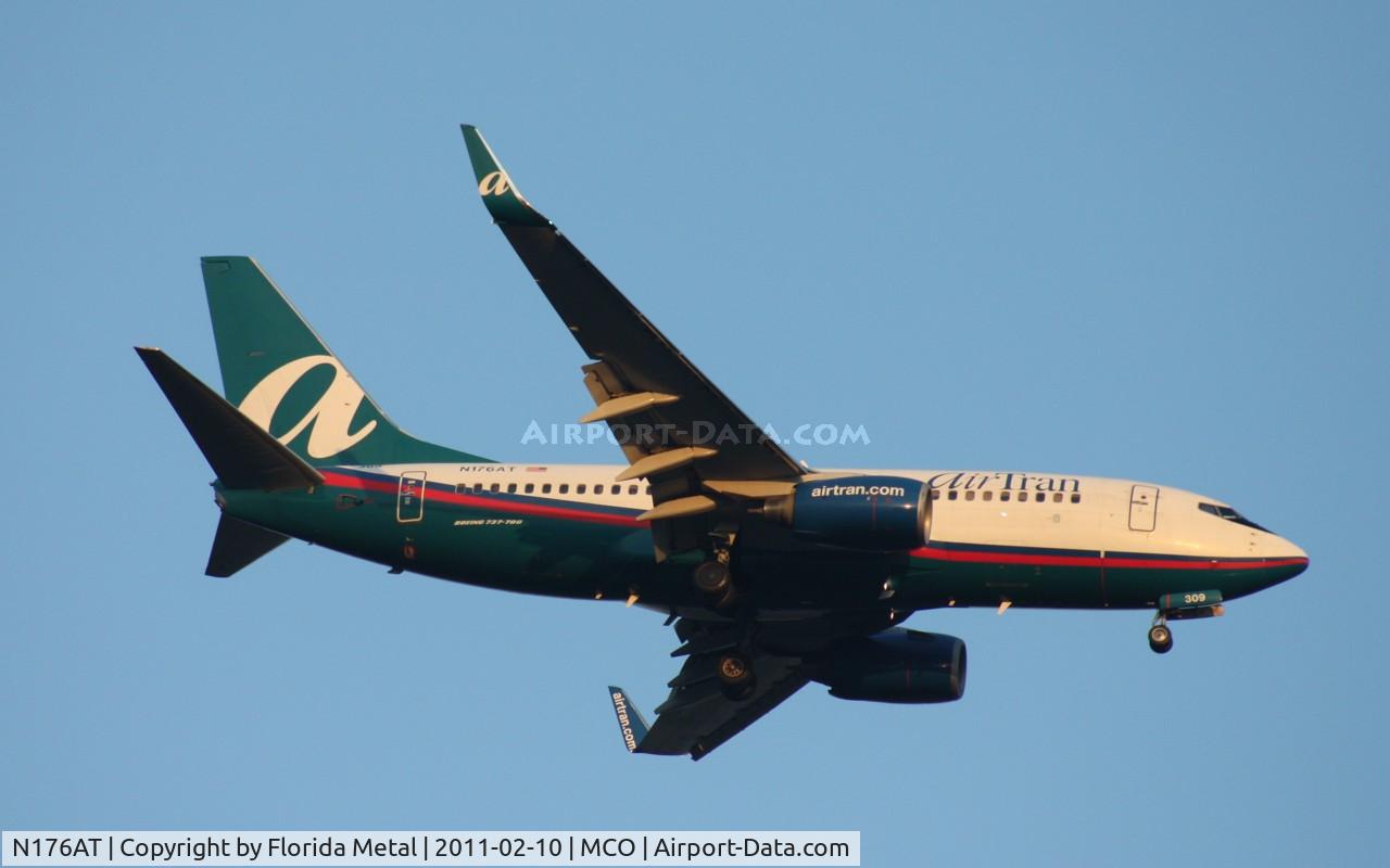 N176AT, 2005 Boeing 737-76N C/N 32654, Air Tran 737