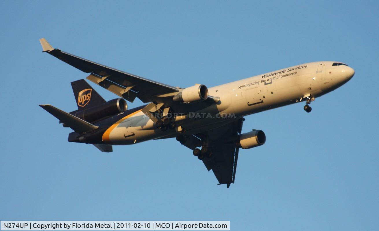 N274UP, 1994 McDonnell Douglas MD-11F C/N 48575, UPS MD-11