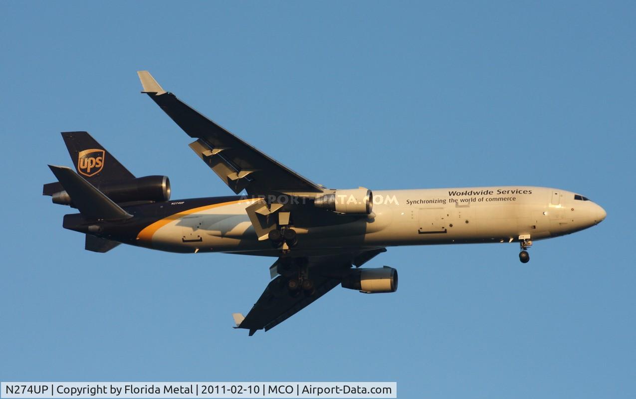 N274UP, 1994 McDonnell Douglas MD-11F C/N 48575, UPS MD-11