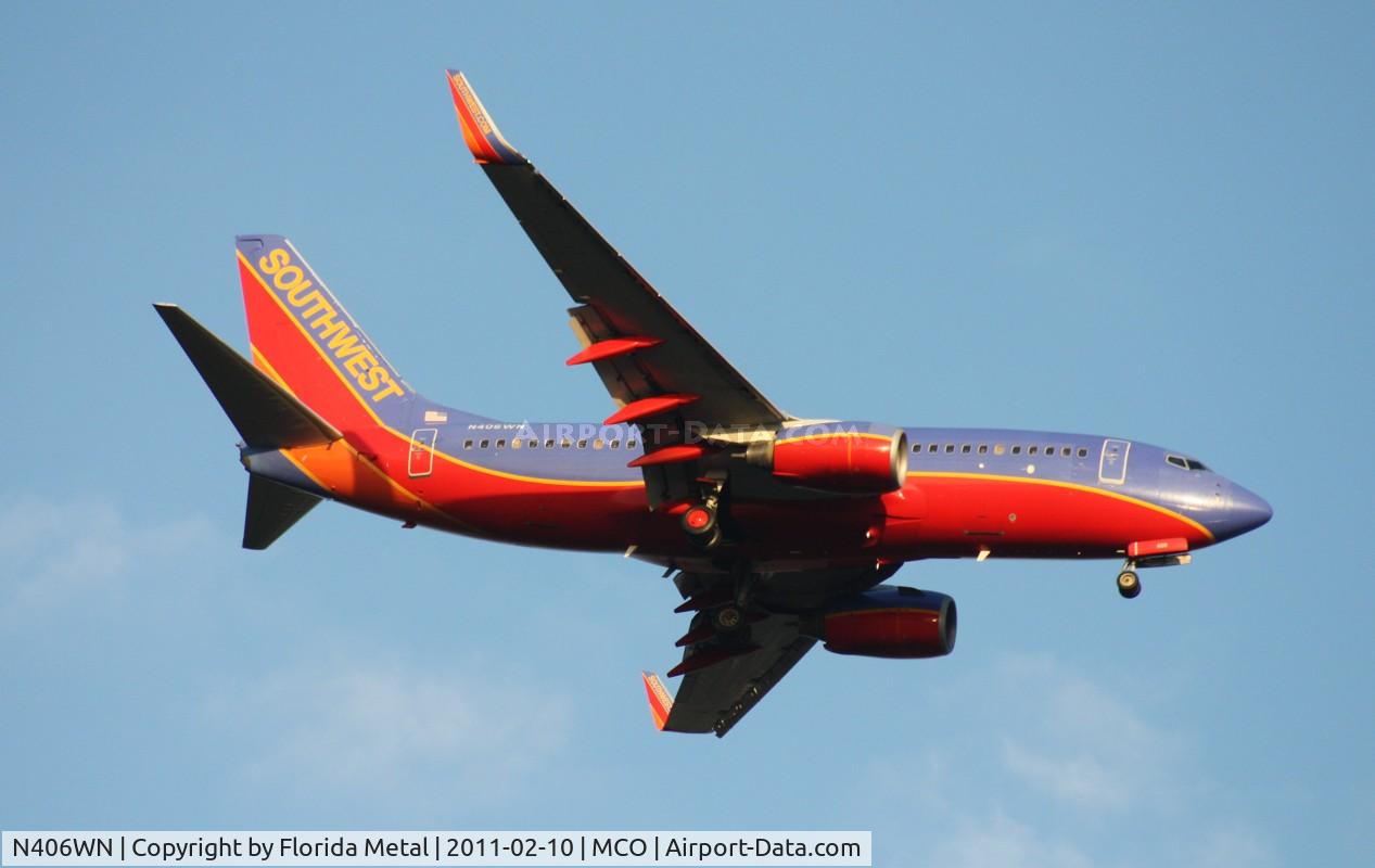 N406WN, 2001 Boeing 737-7H4 C/N 27894, Southwest 737