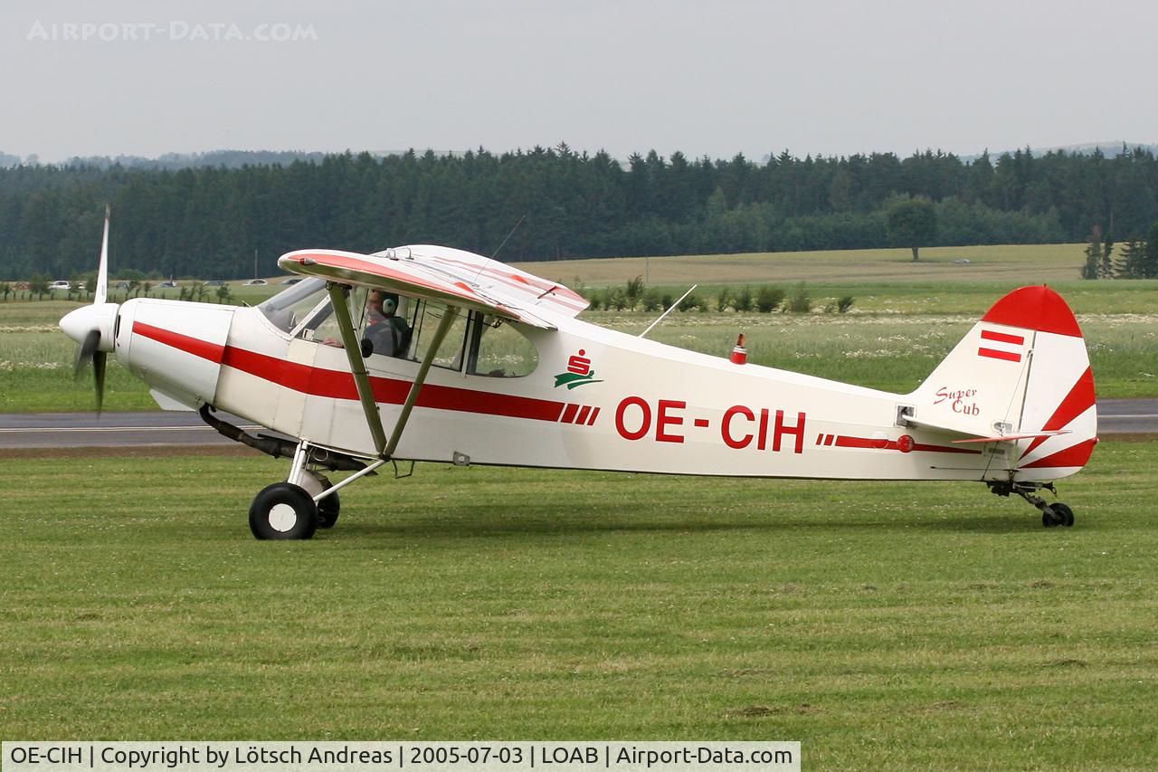 OE-CIH, Piper PA-18-180 Super Cub C/N 18-6765, Dobersberg