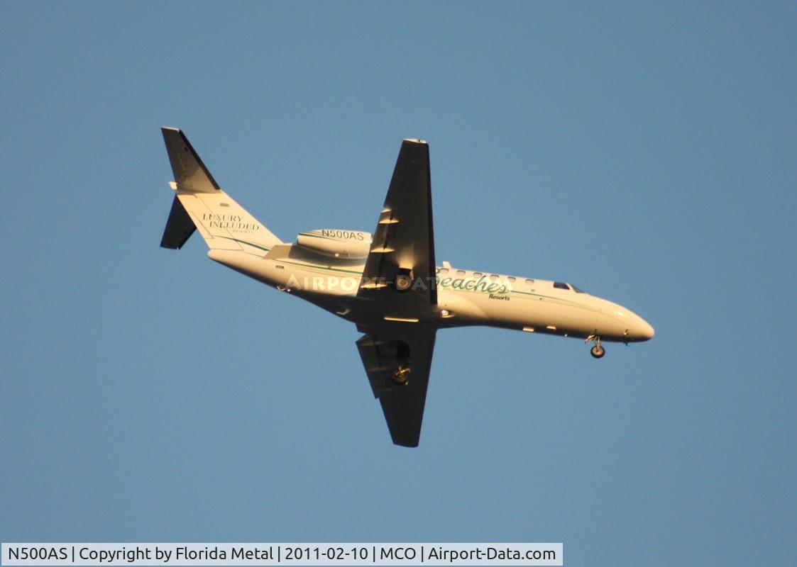 N500AS, 2007 Cessna 525B CitationJet CJ3 C/N 525B0164, Beaches Resorts CJ3