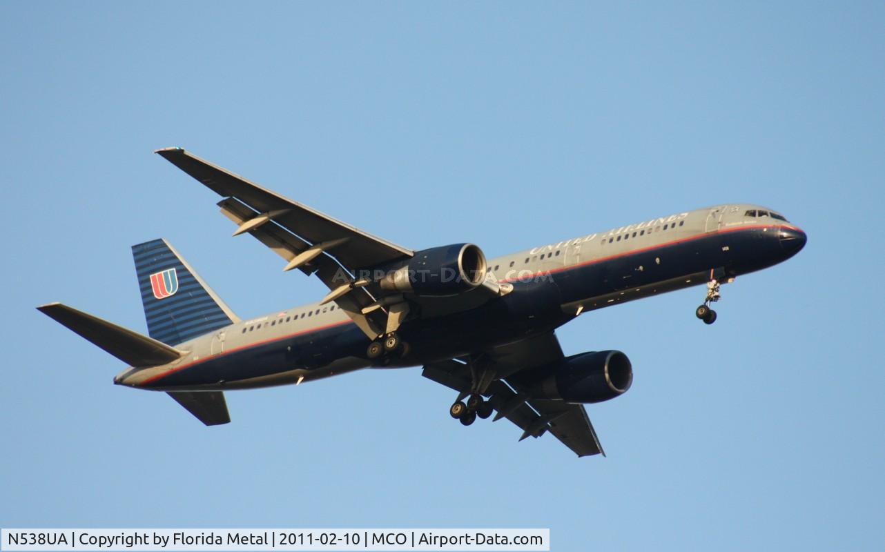N538UA, 1991 Boeing 757-222(SF) C/N 25222, United 757