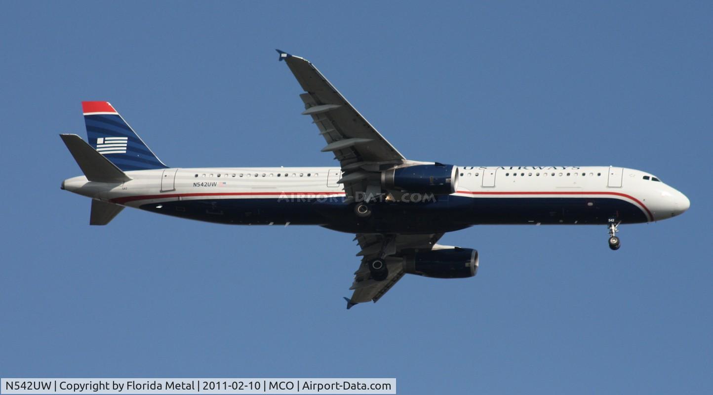 N542UW, 2009 Airbus A321-231 C/N 4134, US Airways A321
