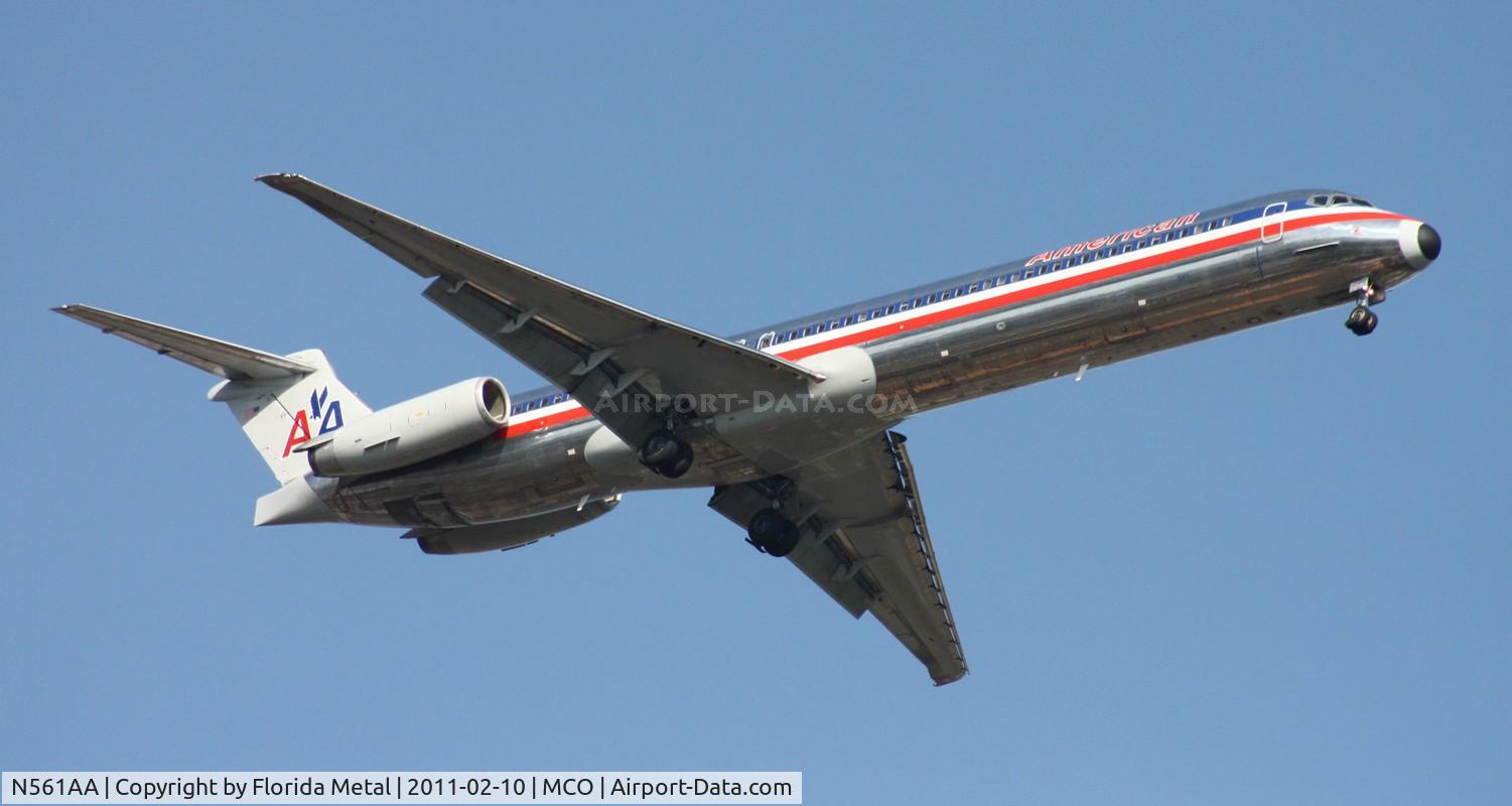 N561AA, 1991 McDonnell Douglas MD-82 (DC-9-82) C/N 53091, American MD-82