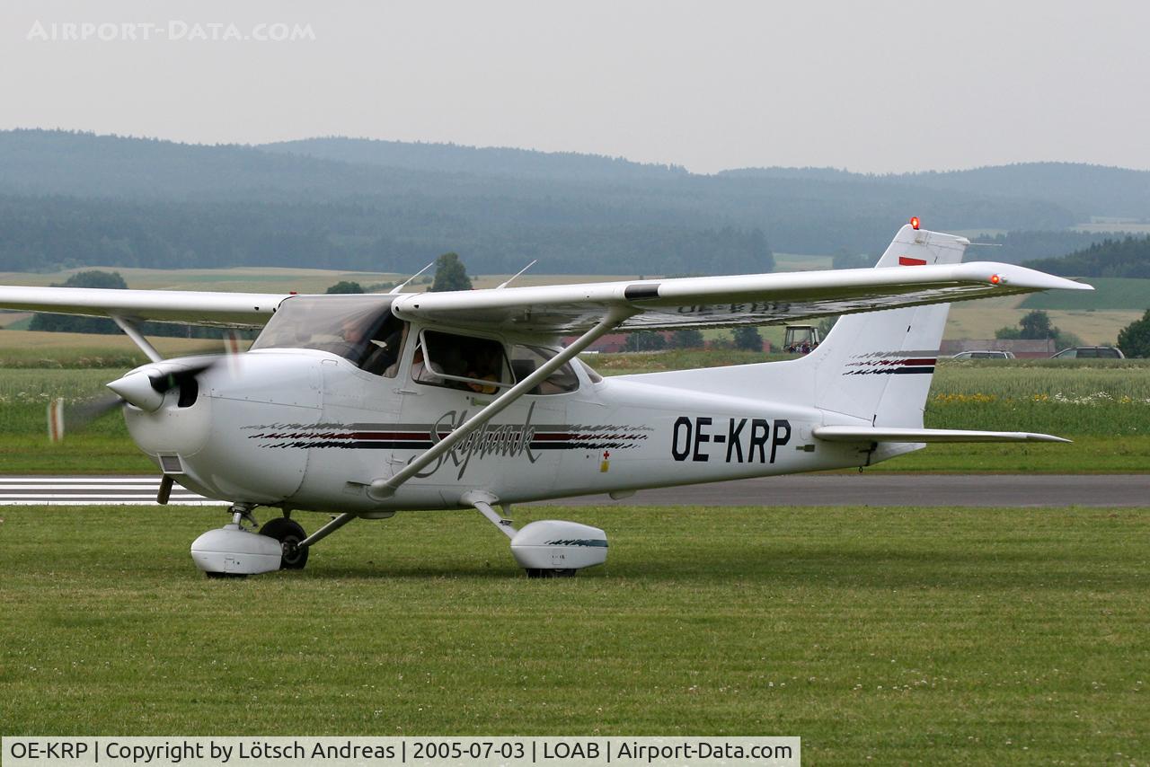 OE-KRP, Cessna 172 R C/N 17280394, Dobersberg