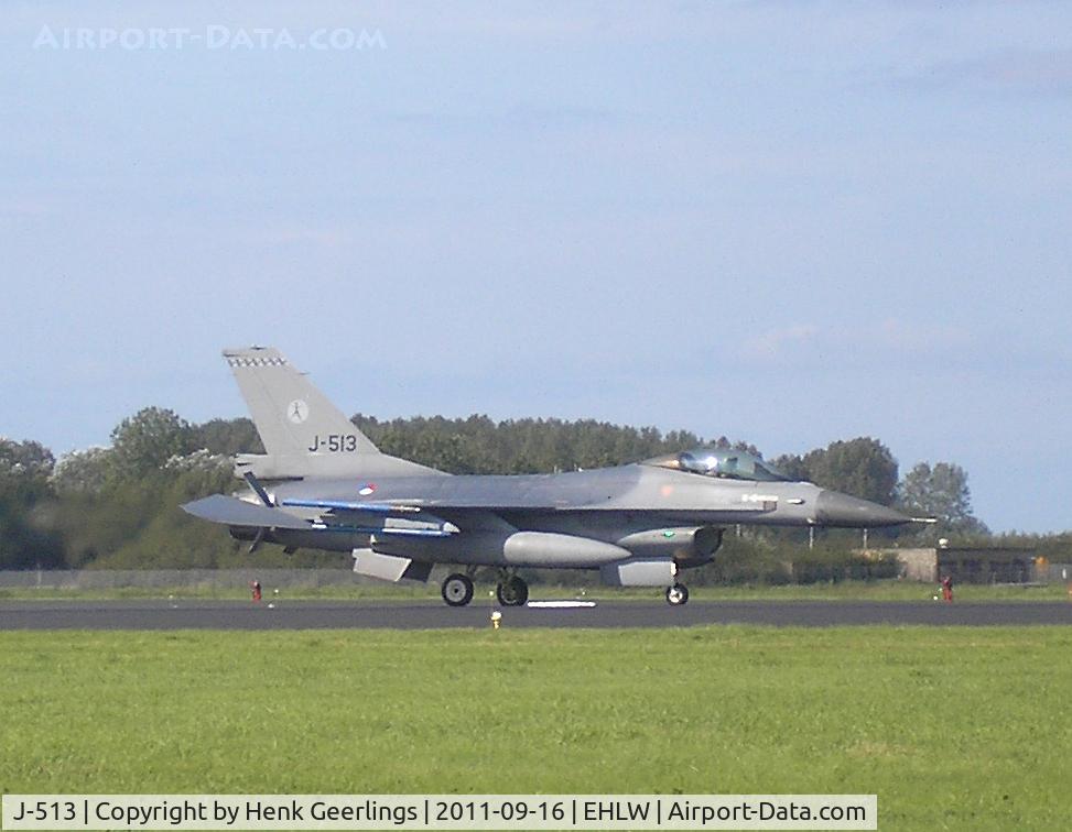 J-513, Fokker F-16A Fighting Falcon C/N 6D-152, Dutch AF ,  Dutch Air Force Open Day at Leeuwarden AFB